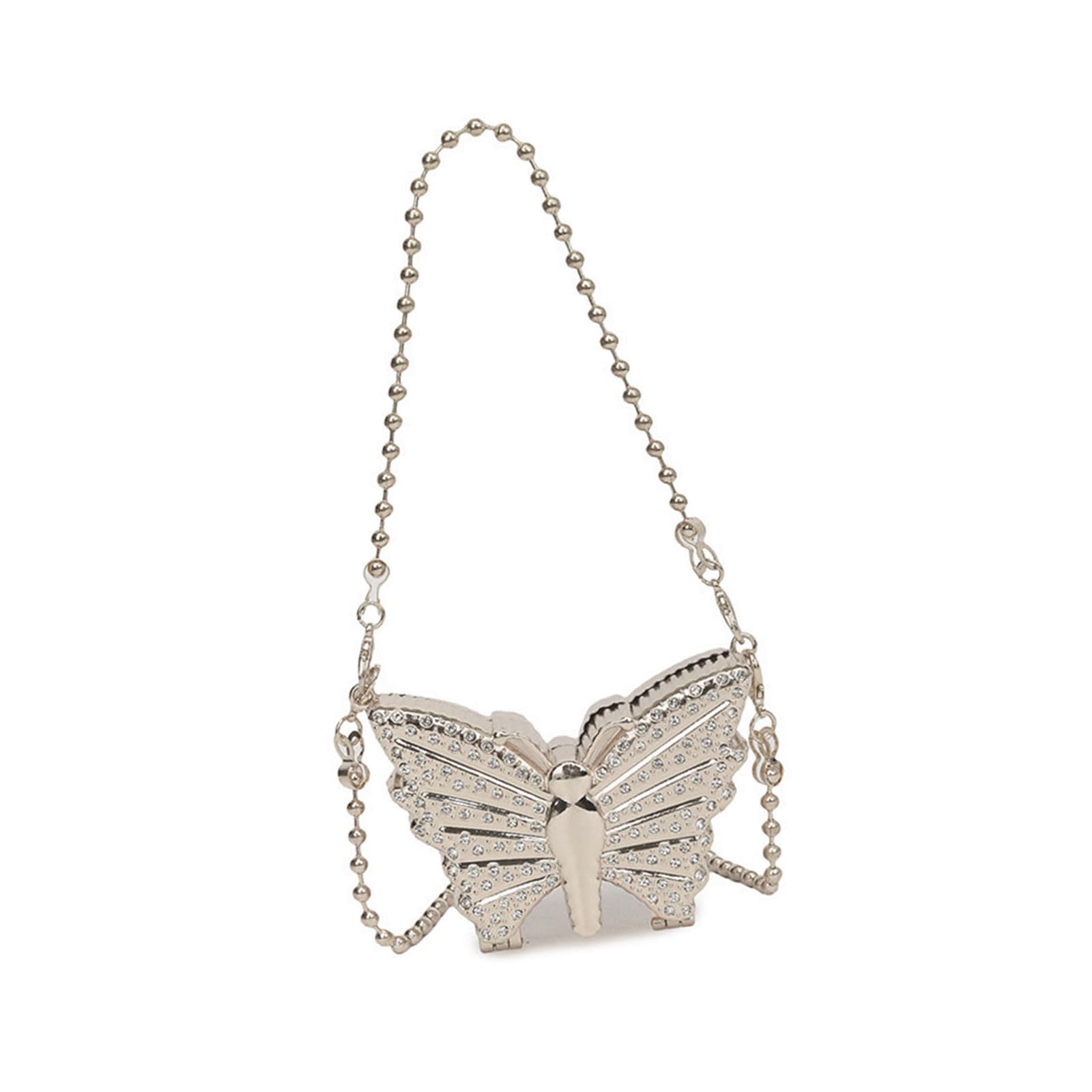 Maxtonser Acrylic Single Shoulder Crossbody Lipsticks Bag With Butterfly Shape Small Eevening Purse Satchel For Stylish Women