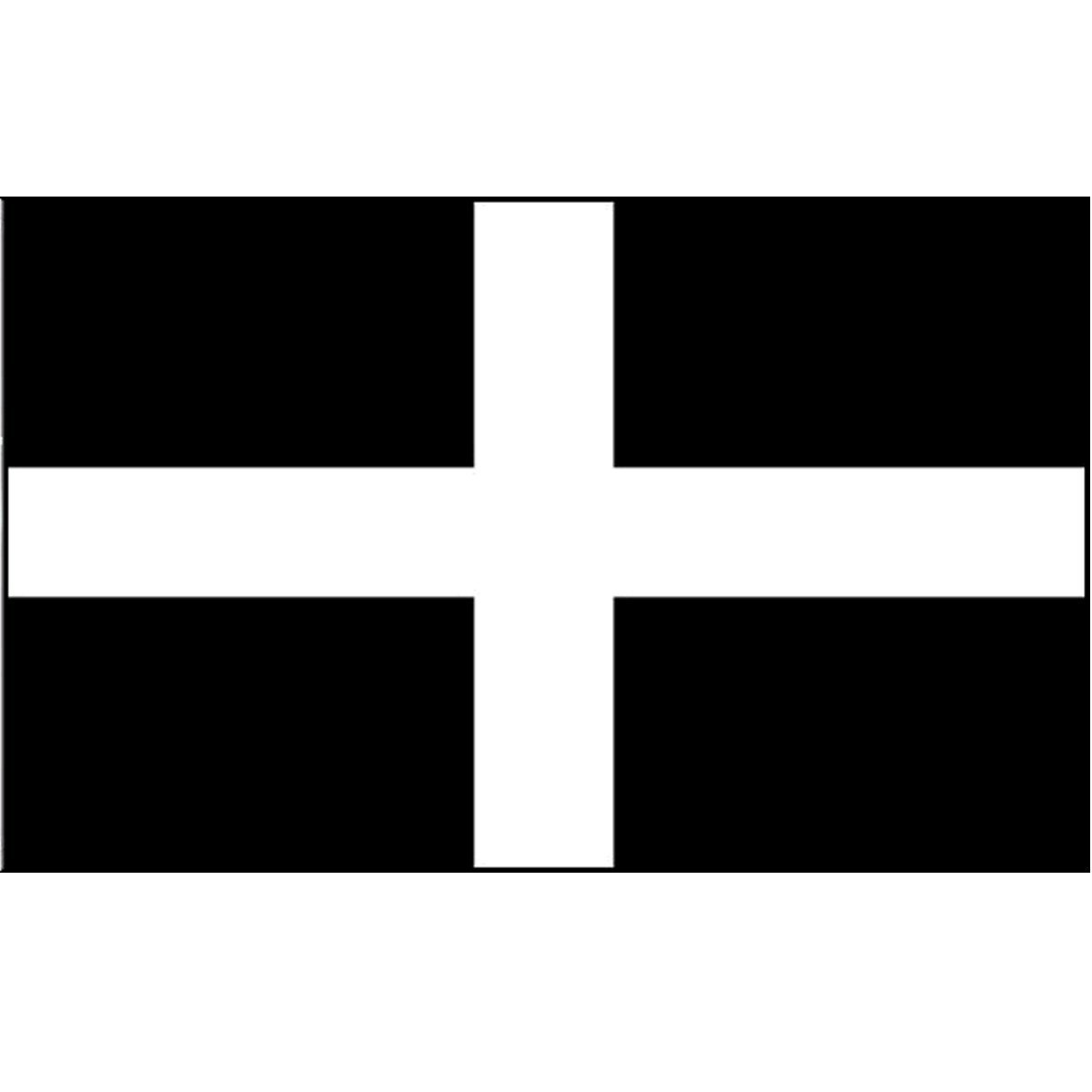 Flagtex Cornwall Flag 5ft x 3ft (150cm x 90cm)