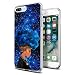 Cocomong Case for iPhone 7 Plus iPhone 8 Plus 5.5" Afro Girls Black African American Design Flexible TPU Protective Phone Cover for iPhone Anti-Scratch-Drop Shockproof Bumper Gift for Women Girls