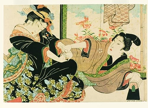 Décoration salon élégante avec la toile Les amoureux de Keisai Eisen