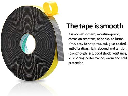 Miniatura 4 de Sello de ventana de aire acondicionado, cinta aislante de espuma para puertas correderas y ventanas, sello de junta, antivibración, a prueba de