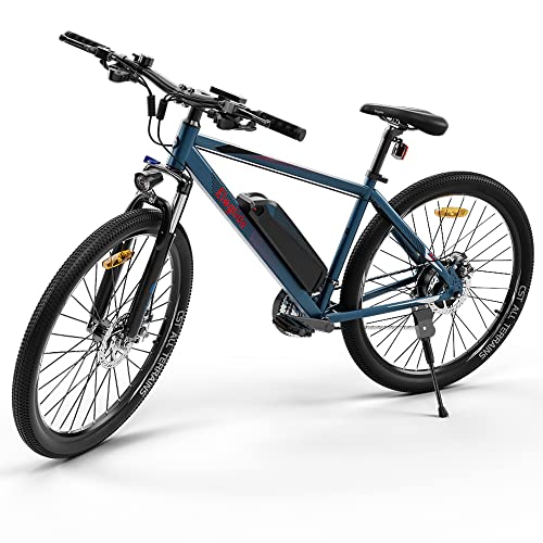 E Bike, Eleglide M1 27.5 Zoll mit 36 V 7.5AH Abnehmbarer Akku, Elektrofahrrad mit LED-Licht und Scheibenbremse, 25km/h E Mountainbike Herren und Damen, Shimano 21 Gänge Offroad-Elektrofahrräder Cover