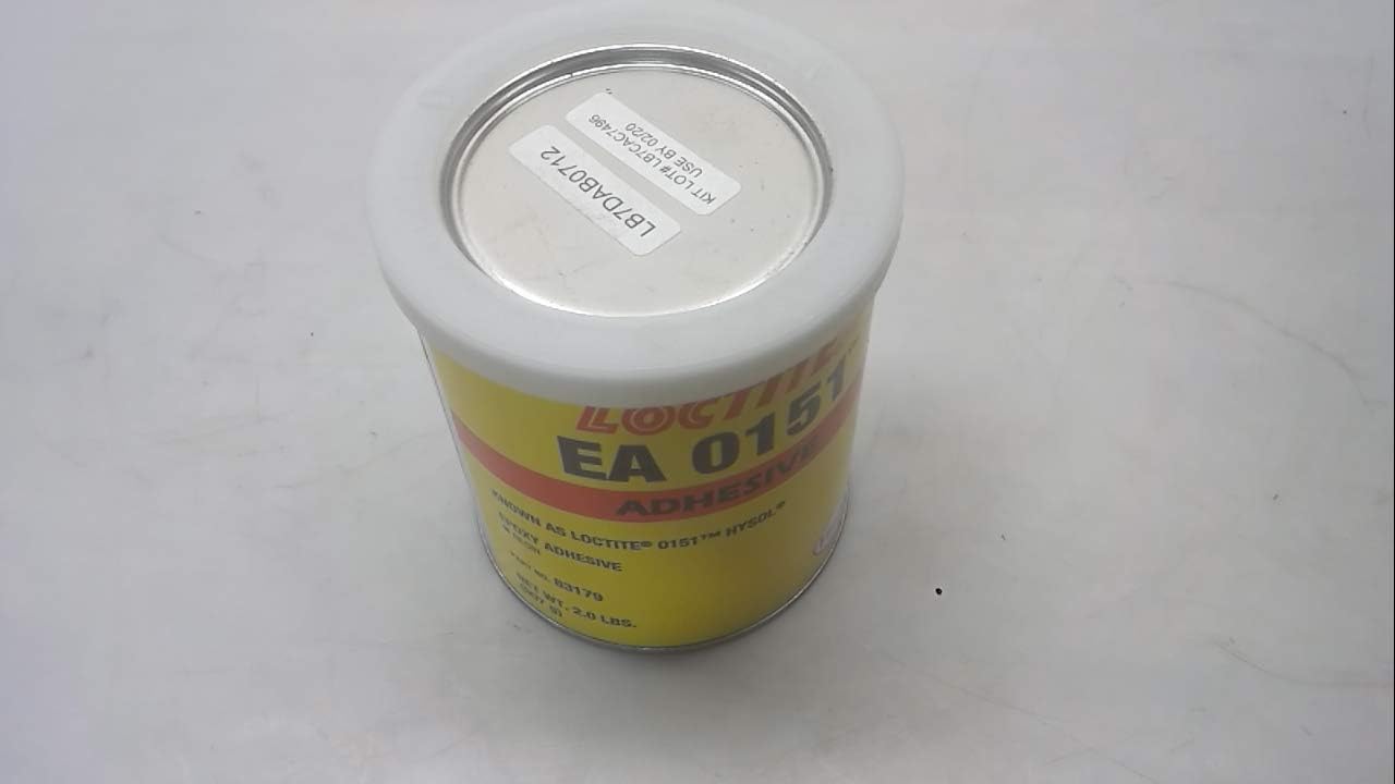 Loctite Hysol 0151 Clear Two-Part Epoxy Adhesive - Clear, Base & Accelerator (B/A) - 2.6 lb Kit - Shore Hardness 85 Shore D, Shear Strength 2675 psi [PRICE is per KIT]