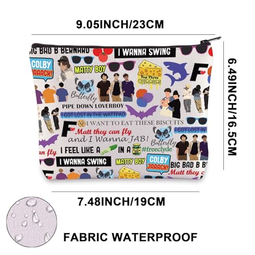 JNIAP Channel Video Makeup Bag Channel Video Gifts Team Orange Purple Blue Gifts Channel Video Merch (wanna swing mb)2