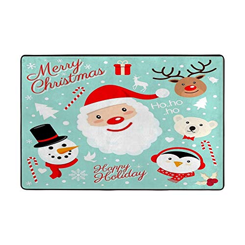 Tapis moderne CHEHONG tissu polyester résistant salon 63X48Inch - 2
