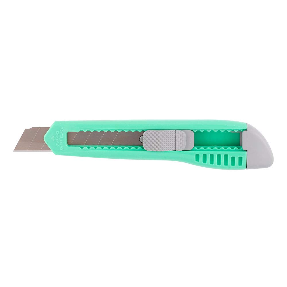 D.RECT 2075 Cutting Knife Blade 18 mm Utility Knife Cardboard Knife Multi-Purpose Knife Safety Knife Craft Cutter Knife