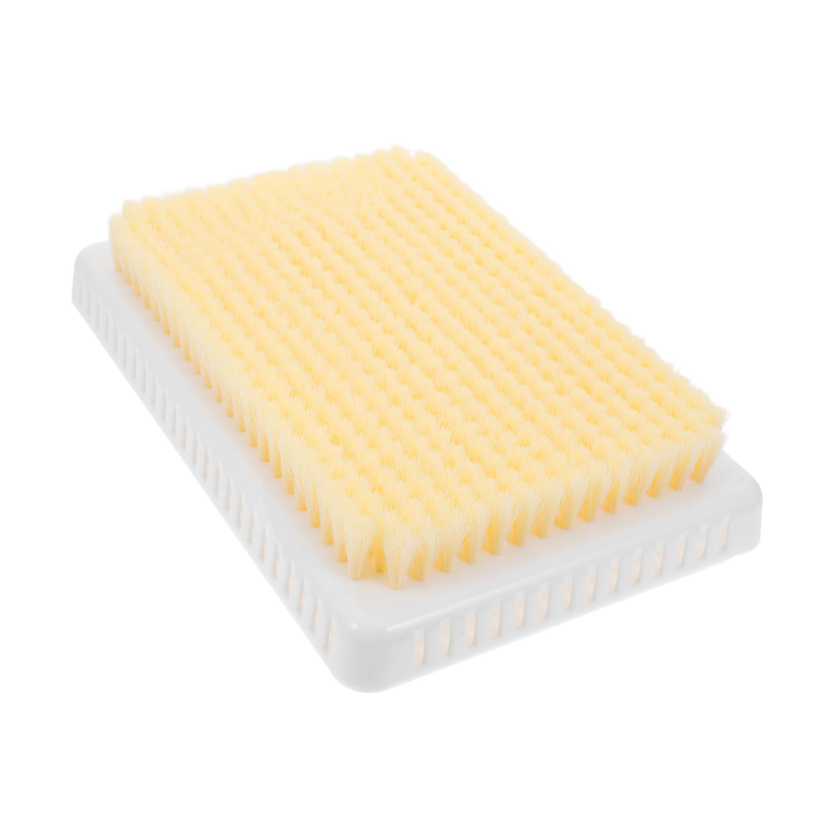 BESTYASH Cepillo de Ducha para Espalda de Pared, Limpieza Profunda, Plástico, Adhesivo, para Baño y Ducha, Accesorio de Baño sin usar manos