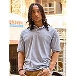 Jerzees Mens Men's Short Sleeve Polo Shirts, Cotton Blend, Two Button Closure, Regular Fit, Sizes S-5x - Image 4