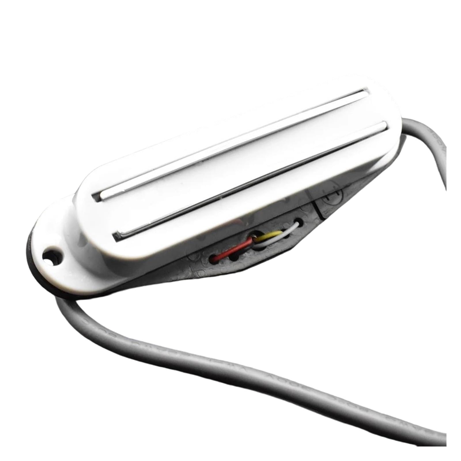 Pickup Per Chitarra Acustica Elettrica Professionale Per Principianti Accessori A Doppia Bobina Colorati(White)