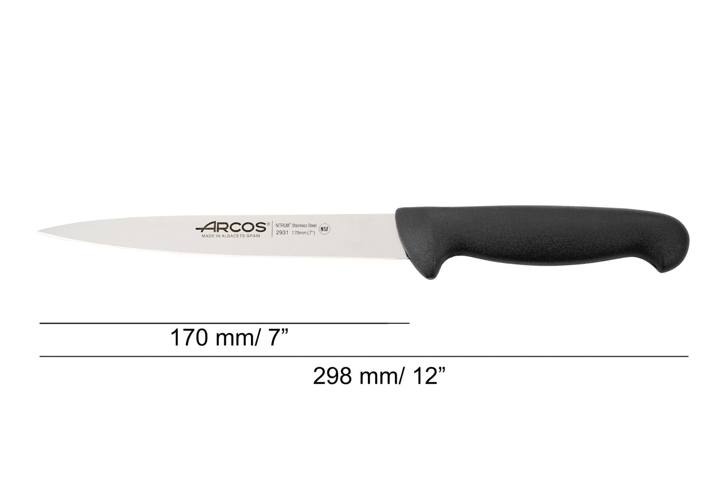 Arcos 293125 nóż podeszwy, acier_inoxydable