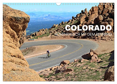 Colorado High Altitude Road Bike Wall Calendar 2026