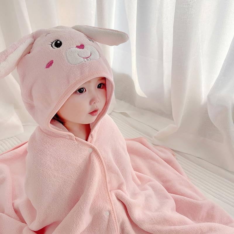 Baby Bath Towel for Newborn & Kids – Ultra Soft Absorbent Hooded Baby Towel, Gentle Quick-Dry Bath Wrap for Infants, Toddlers, Boys & Girls-image-23