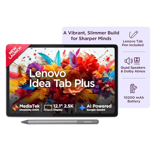 Lenovo Idea Tab Plus with Pen | Wifi |12.1" 2.5K Display, 800nits...