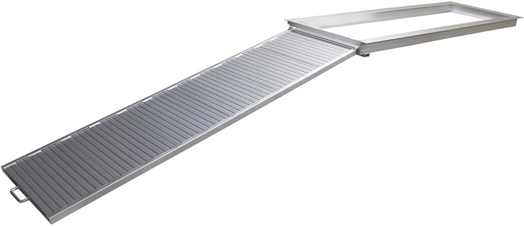 Extreme Max 3005.3849 Heavy-Duty Aluminum Pontoon Boat Ramp - 70" x 21", 600 lbs. Capacity