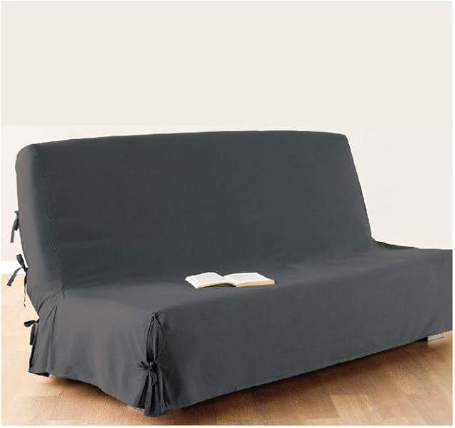 Atmosphera Sofa Bed Cover 100% Cotton Dark Grey