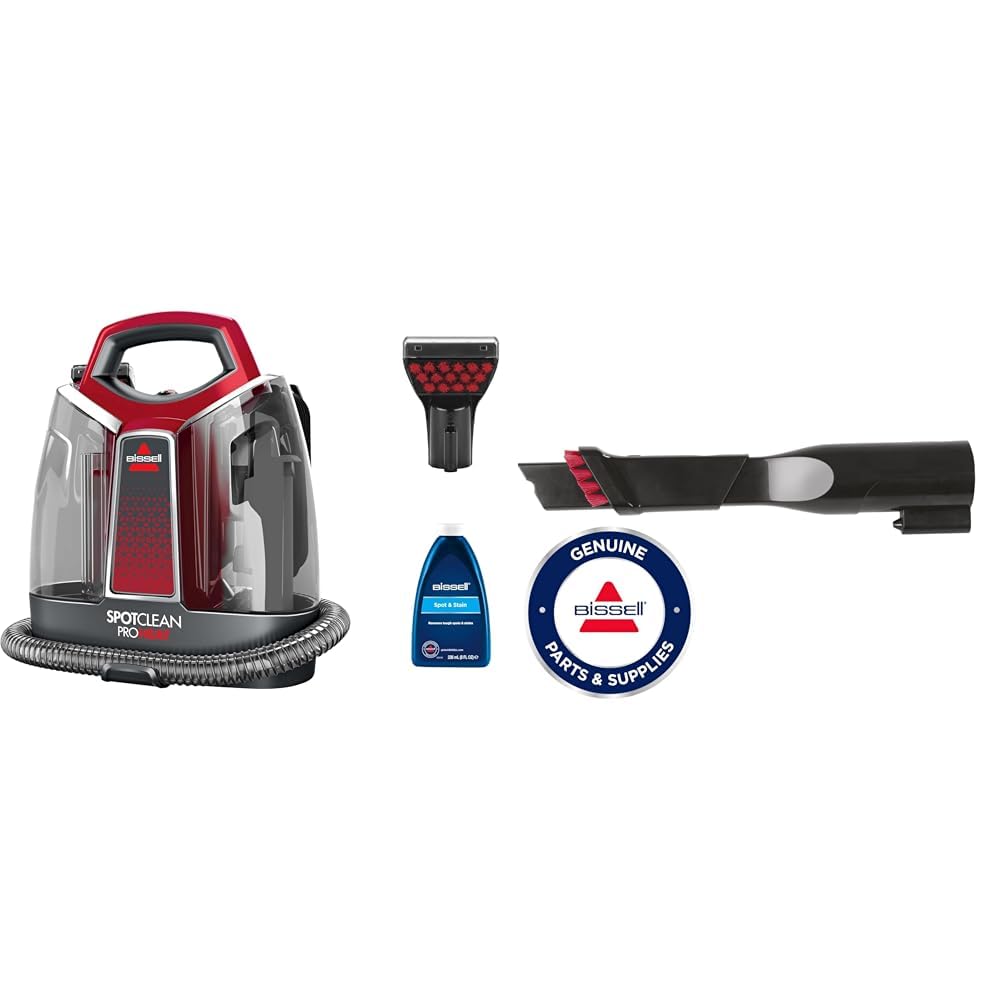 Bissell Spotclean Proheat limpiador de alfombras y quitamanchas Portatil + Bissell Accesorio para Rendijas XL Deslizante