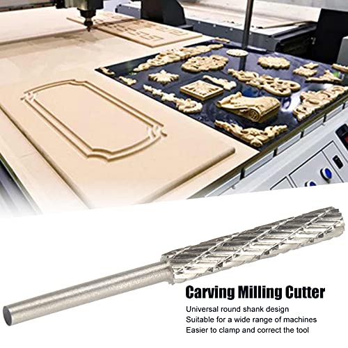 Cabezal de molienda de metal duro 4 mm con vástago 3 mm miniatura 7