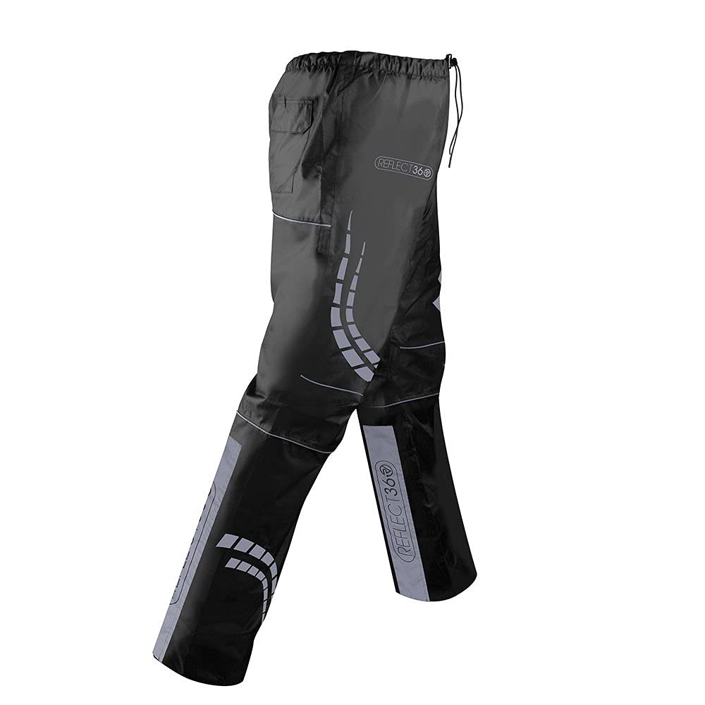 Proviz Women's Black Reflect360 Reflective Waterproof Cycling Trousers Hi Visibility, Uk8 / Us4