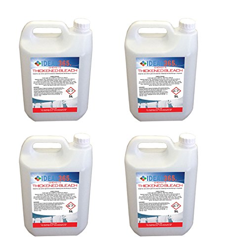 Household Thick Bleach 4 x 5 Litres Perfect For Disinfecting