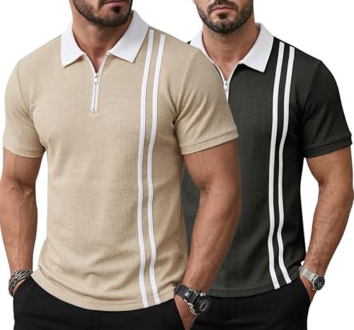 Image of JVX Men Polo T Shirt || Waffle Polo T Shirt for Men || Regular Fit Knitted Tshirt for Man || Coller T-Shirt (Available in Plus Size, Also Available in Combo Packs) (MRT-224)