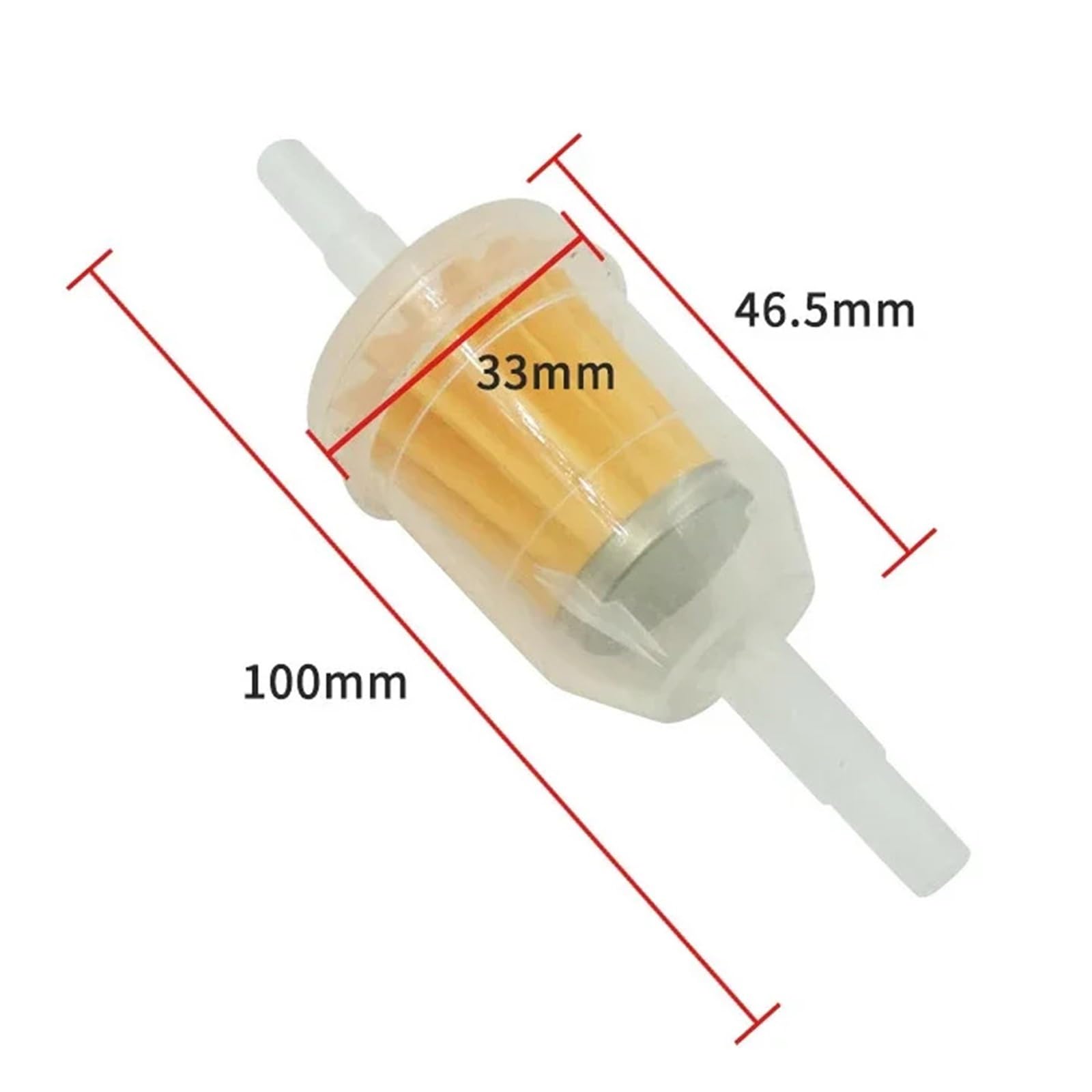 Auto-Ölfilter Für Roller Motorrad Moped Roller ATV 6MM-8MM Auto Öl Filter(3pcs)