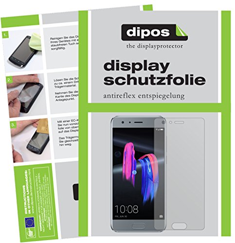 dipos I 2x Screen Protector matte compatible with Huawei Honor 9 Protection Films