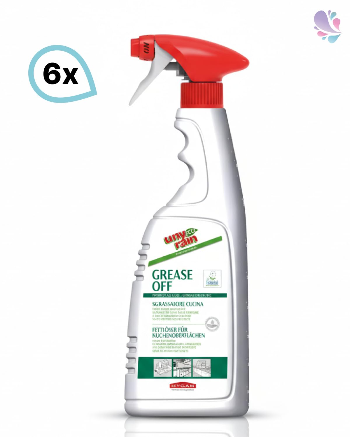 ECOLABEL Superfettlöser Küchenreiniger 6x1 Liter