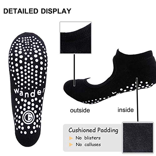 Yoga Socks Non Slip Skid Socks with Grips Pilates Ballet Barre Socks for Women