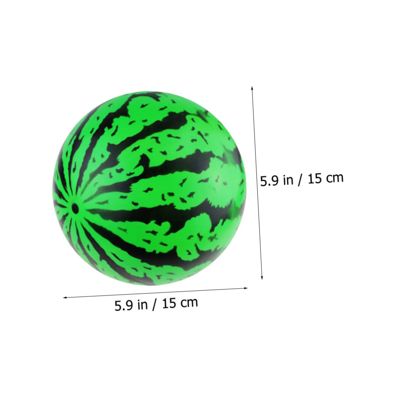 KICHOUSE 10Pcs Watermelon Pool Party Balls Inflatable Beach Balls for Adults for Summer Fun Easy to Inflate Great for Pool Play Backyard Activities