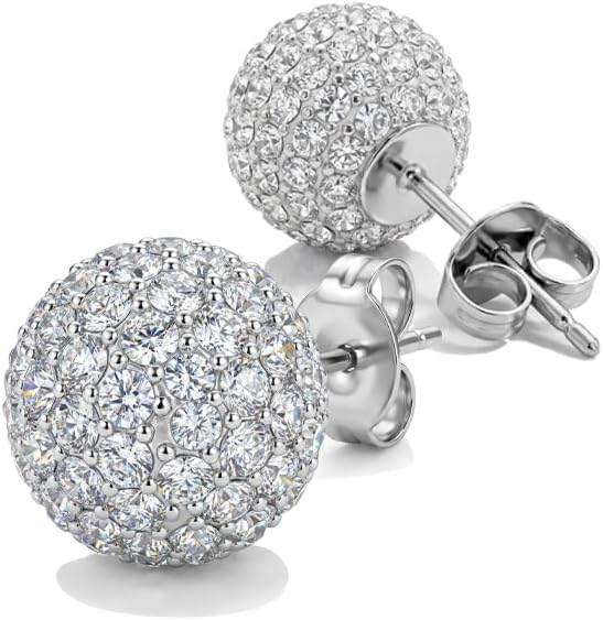 Ohrstecker aus 925er-Sterlingsilber, Lotusblüte, rosa Zirkonia, kleines, allergiearmes Schmuckstück, geeignet für junge Frauen, ausgezeichnete Wahl für Damenschmuck