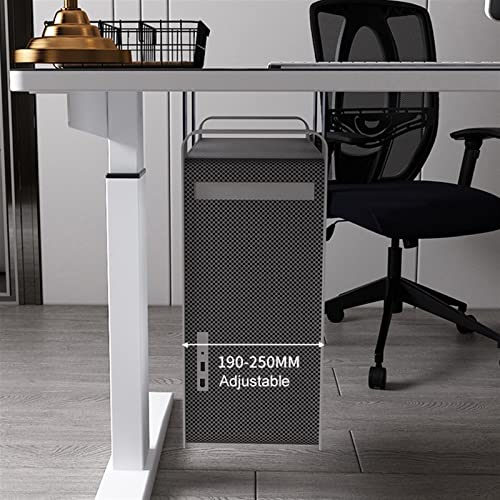 Soporte para CPU ajustable de acero para montaje bajo escritorio, ancho ajustable de 5.4" a 9.8", altura menor a 19.6" (negro) miniatura 6