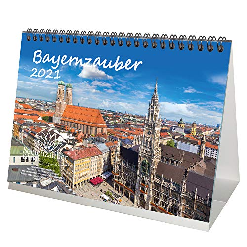 Télécharger Calendrier de table Bayernzauber DIN A5 pour 2021 Bavière - Coffret cadeau : 1 calendrier, 1 carte Livre PDF Gratuit