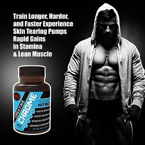 Creatine Chrome with Magnapower (Creatine Magnesium) New Quality Creatine Formula Promotes Rapid Gains in Stamina, Strength and Lean Muscle Growth - 90ct, 30 Servings - Pack of Two