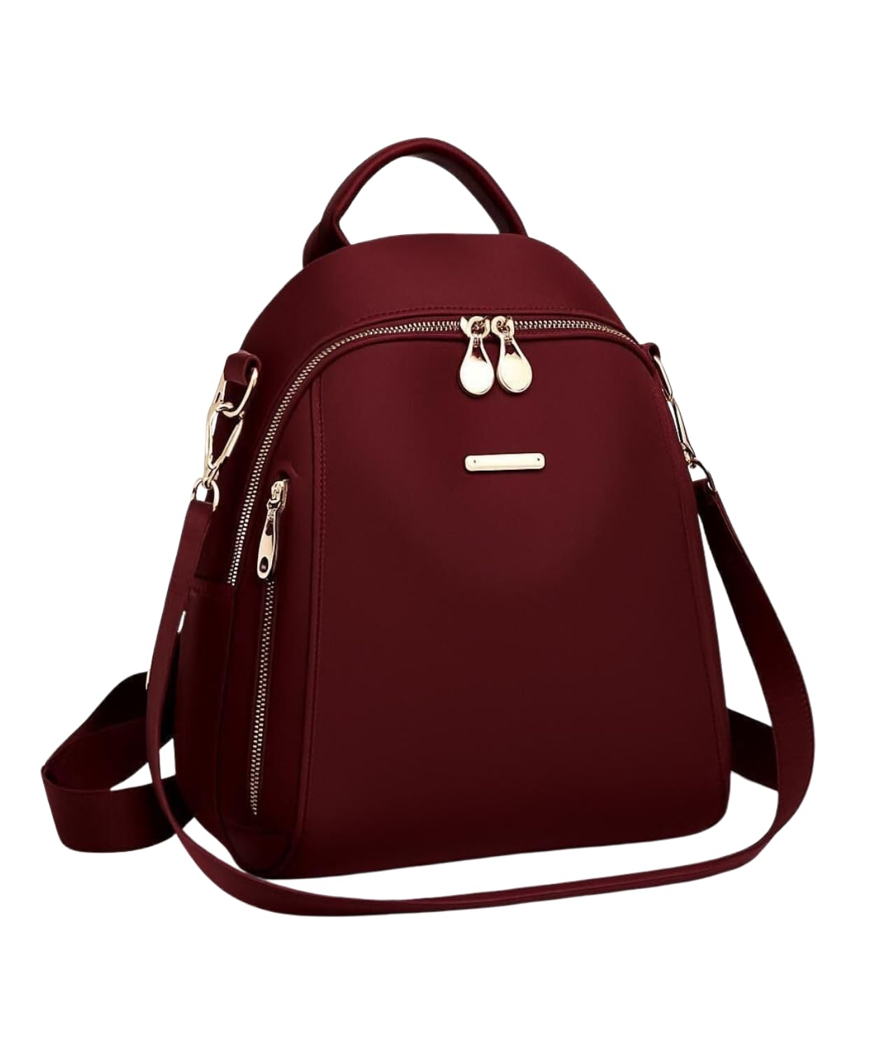 Stylish Women's Fashion Backpack Purses Multipurpose Design Handbags and Shoulder Bag (AUG_Maroon ...Multi Poakcet_BZ)-image-39