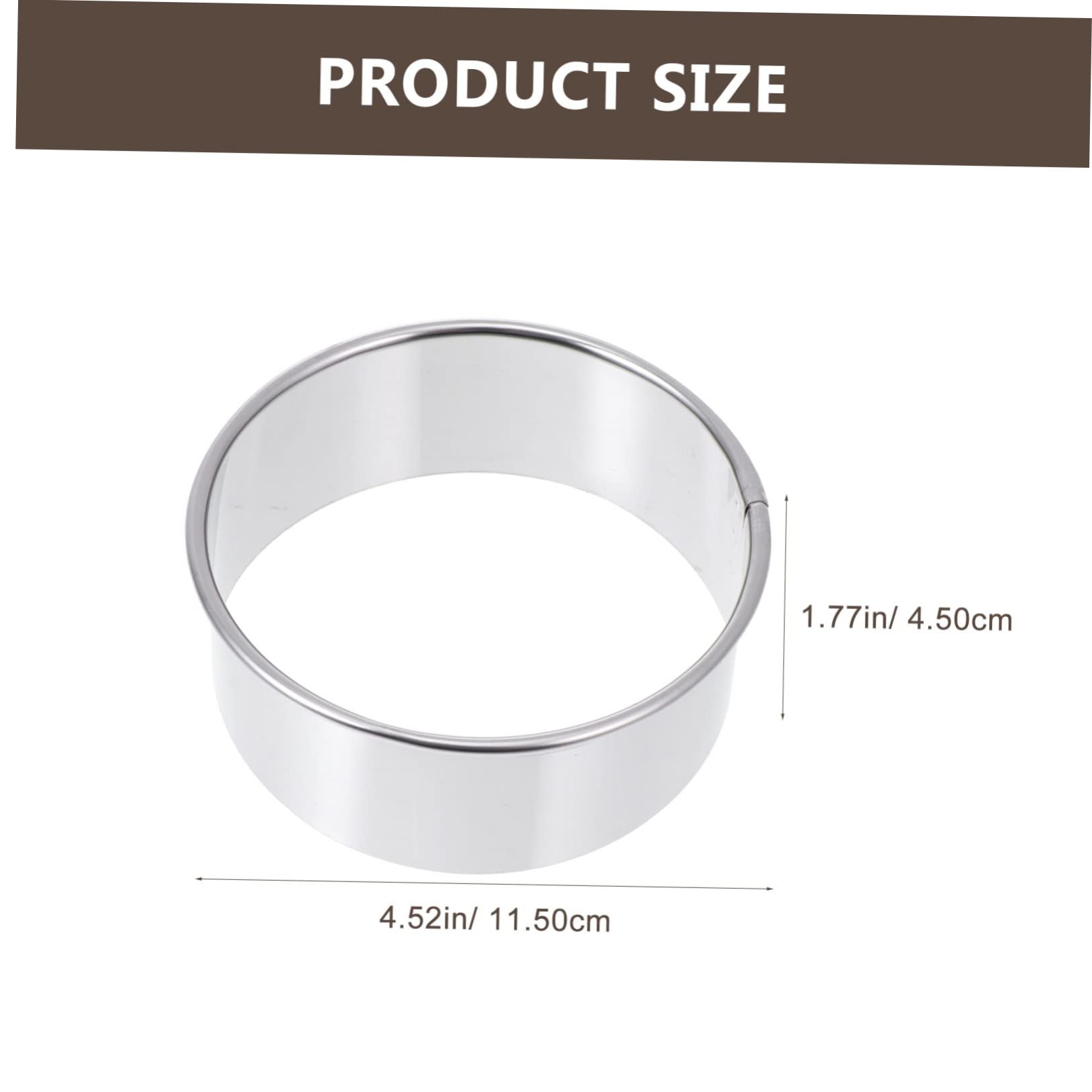 CIYODO 5pc Stainless Steel Dumpling Mold Set Dumpling Seal Tool Making Mold for Pie