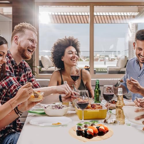 Bandeja sushi estilo japonés Toyvian resistente y ligera miniatura 7
