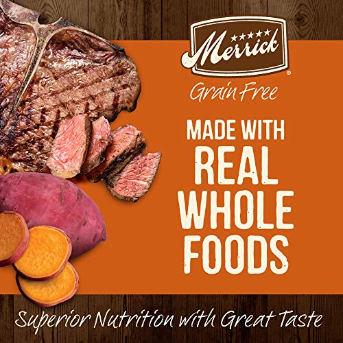 Merrick Grain Free Texas Beef + Sweet Potato Recipe Dry Dog Food, 4 Lbs. #TOP4