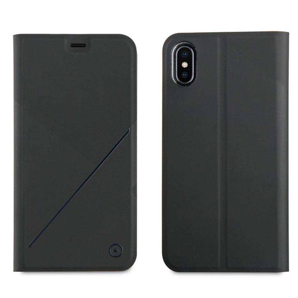 Amazon.com: MUVIT iPhone XS/X Case Notebook Type FOLIO STAND