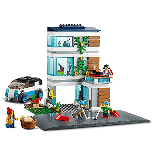LEGO 60291 City Modernes Familienhaus, Puppenhaus Bauset mit Straßenplatten – Bild 3