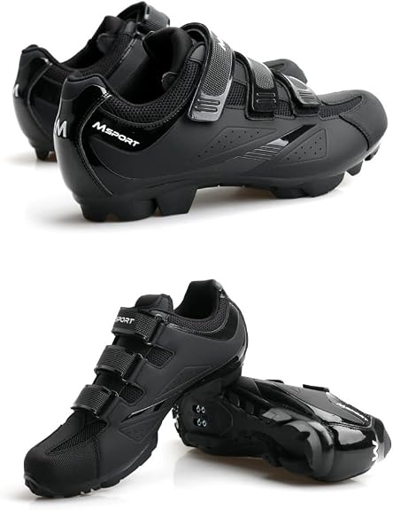 Msport Italy MTB-fietsschoenen – Compatibel Met Shimano SPD – Ademend – Antislip – Verstelbare Sluiting – Voor Heren & Dames – één Maat Groter Aanbevolen