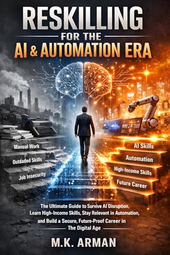 Reskilling for the AI & Automation Era: The Ultimate Guide to Survive AI Disruption, Learn High-Income Skills, Stay Relevant in Automation, and Build a ... Age (Future-Proof Career Series Book 1)