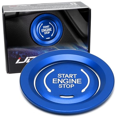 Bouton de démarrage bleu Chevrolet Silverado pour personnaliser votre habitacle de SUV