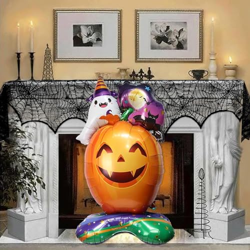 Image of Rozi Decoration Happy Halloween Party Foil Balloons Set of 1 Pc | Horror Haunted Theme Decorations | Multicolor
