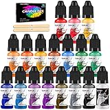 Hinweis: Lesen Sie die Anweisungen auf der Rückseite der Verpackung. Wenn Sie Fragen haben oder mit unserem Kerzenfärbemittel nicht zufrieden sind, kontaktieren Sie uns bitte.