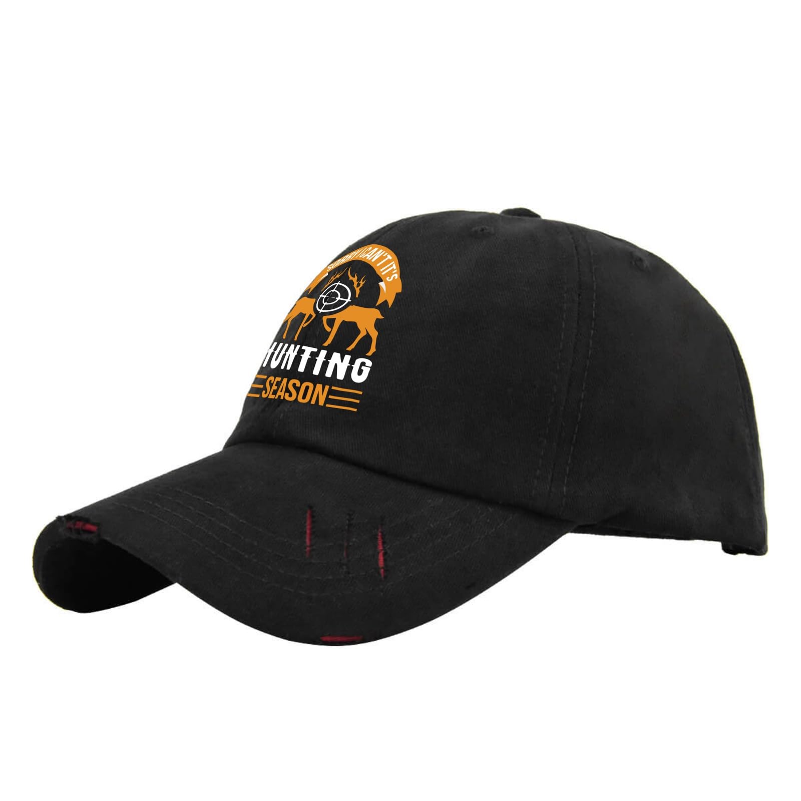 Sorry I Can't It's Hunting Season Caps Runners Hat AllBlack Mens Beach Hat Gifts for Girlfriends Outdoor Cap