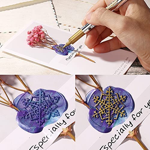 YDHfdc 200 Pcs Sealing Wax Beads Octagon Sealing Wax Beads Set Sealing Wax for Sealing and Decorating Envelopes (Green) - Image 2