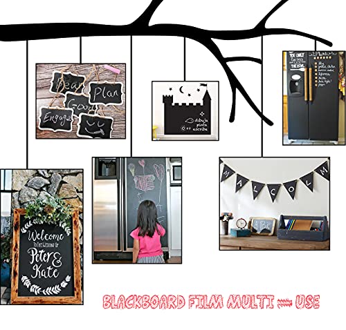 Lavagna Adesiva, 1 Rotolo Lavagna Autoadesiva con
