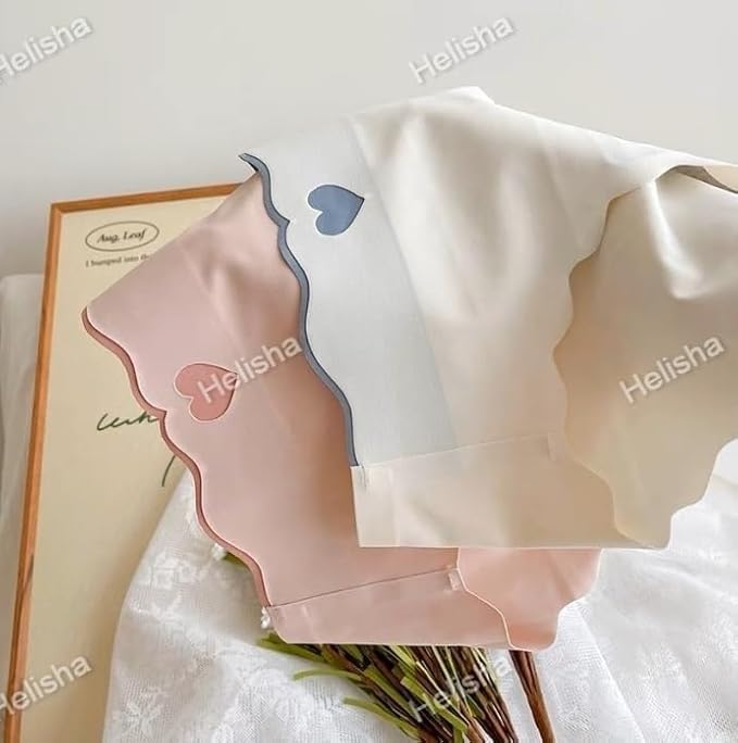 Image of HELISHA Women's & Girl's Regular Wear No Show Laser Cut Seamless Hipster ice Silk Panties,(Multi-Color-Pack-of-3) (Sizes S to XXL)