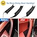 Jaronx Compatible with BMW X3 F25/X4 F26 Door Handle Covers,3PCS Interior Door Pull Handle Covers for BMW X3 F25 2010-2016, X4 F26 2014-2017, Left and Right Side(Black)