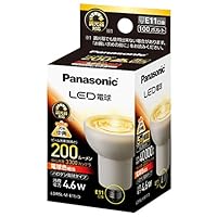 Amazon | パナソニック LED電球 E11口金 電球色相当(4.6W) ハロゲン